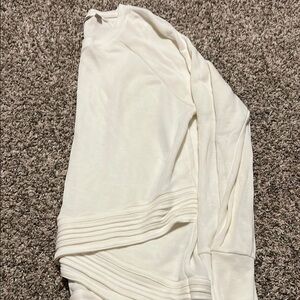 Athleta Cream Knit Top